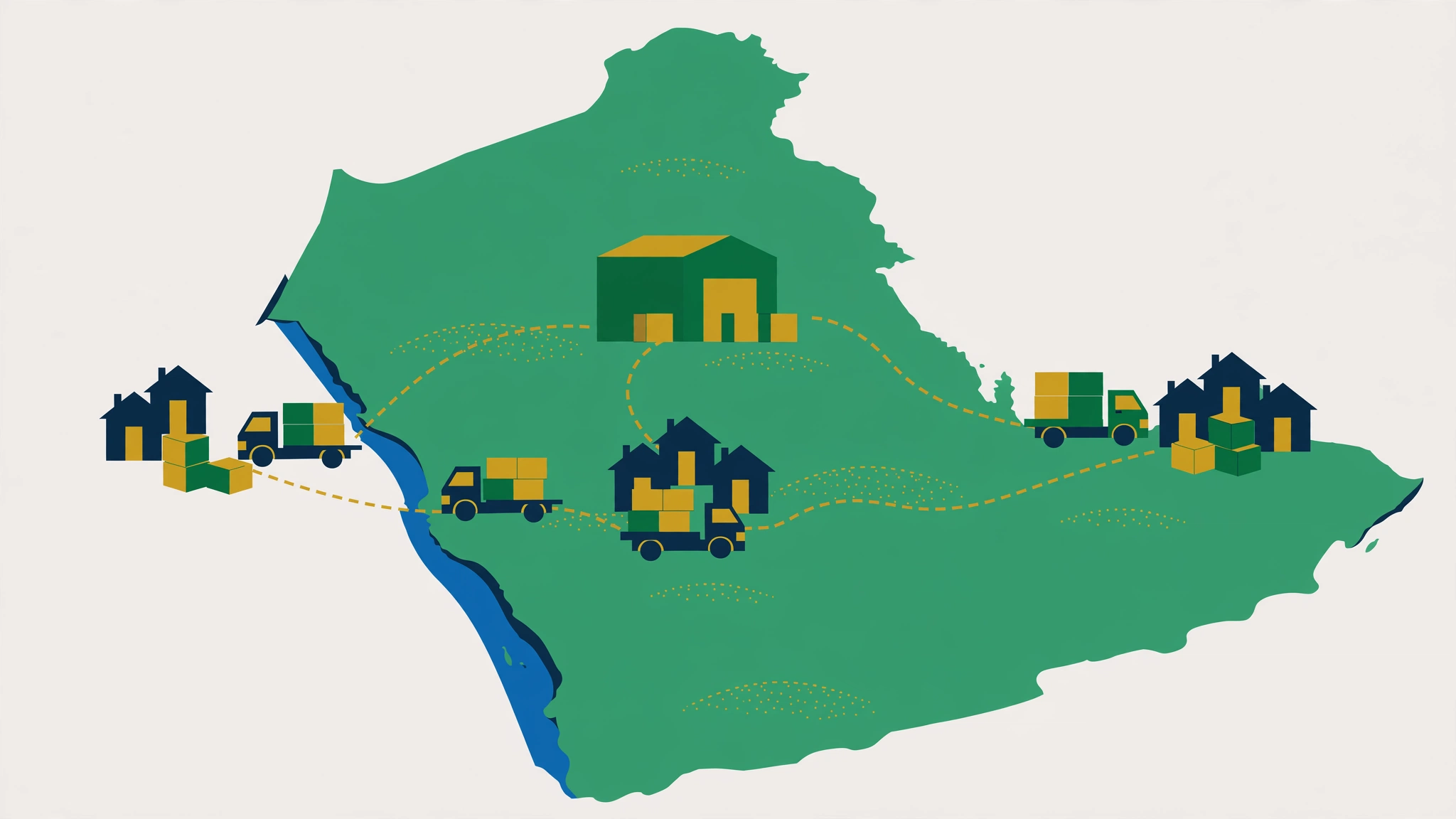 ZidShip delivery network across Saudi Arabia — Riyadh, Jeddah, Dammam